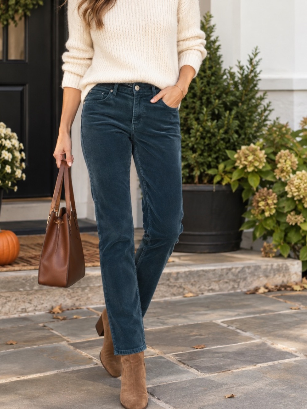 Ann Taylor Loft Straight-Leg Jeans in Deep Teal size 29